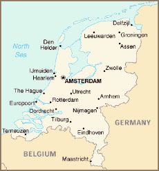 Map of the Netherlands