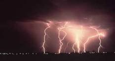 Time lapse cloud-to-ground lightning strikes in Norman, OK